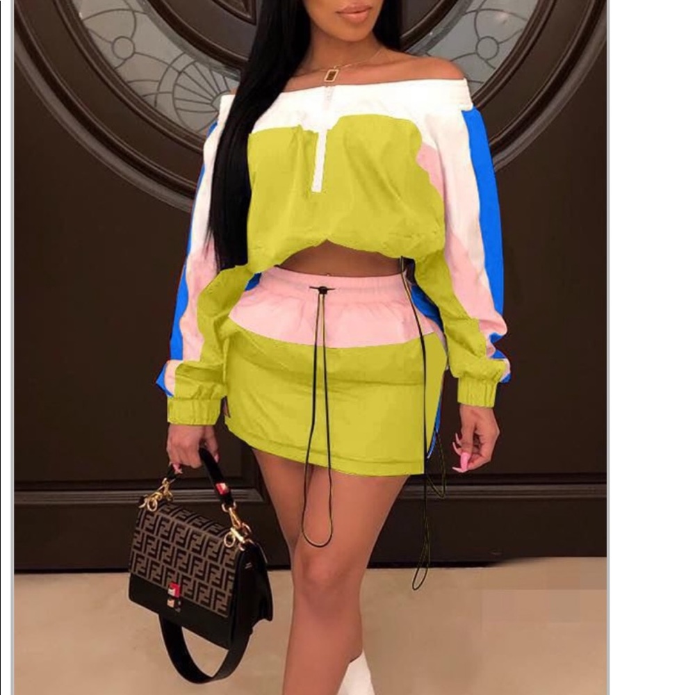 2 piece skirt set